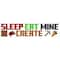 RoomMates Minecraft Eat Sleep Mine Create Peel & Stick Wall Decals